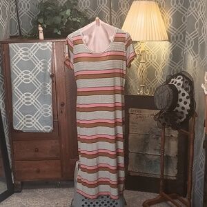 LOFT | Dresses | Womens Pink Maxi Dress Lou Grey For Loft Size Small |  Poshmark